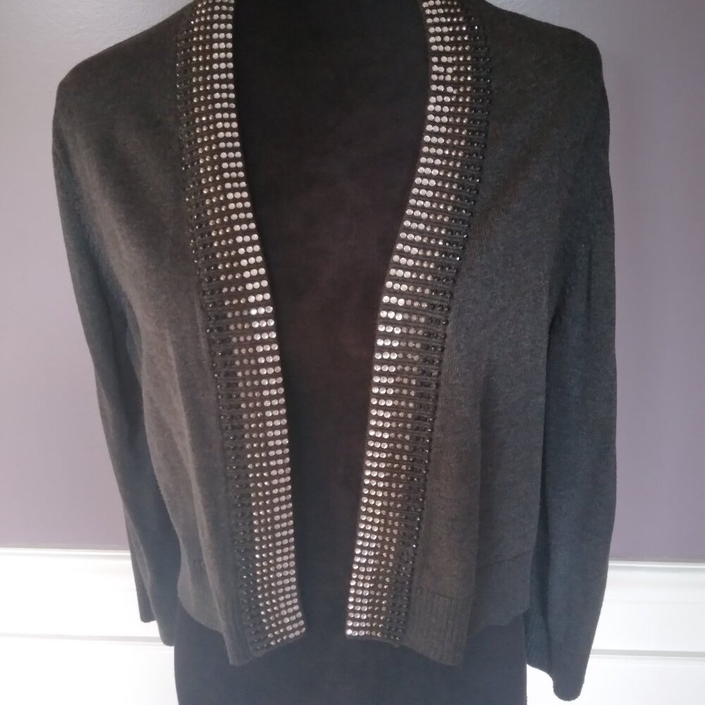 Open Cardigan by Calvin Klein Color grey